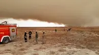 محیط زیست استان مرکزی: مهار آتش‌ تالاب میقان امکان‌پذیر نیست / درخواست بالگرد و هواپیما از تهران