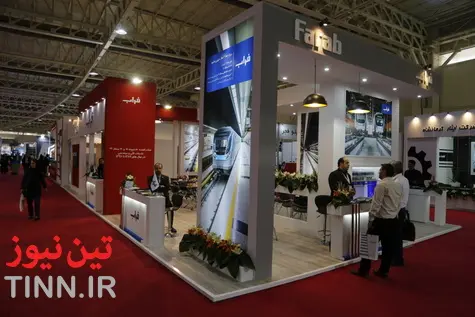 غرفه شرکت فراب در نمایشگاه ریلی