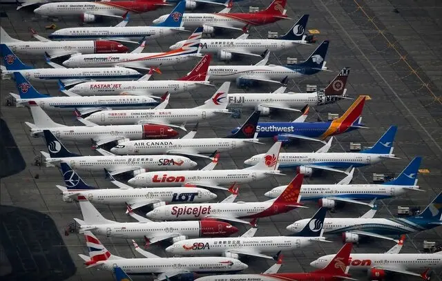 یک سوم هواپیماهای جهان زمین‌گیر هستند 