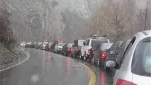 جاده‌های لرستان بسیار لغزنده است