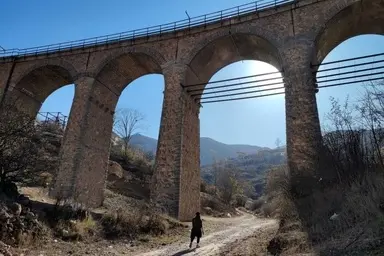 شیرینی بازدید از پل و تونل های راه آهن شوراب + تصاویر
