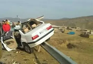 تصادف شدید در گرگ و میش آزادگان
