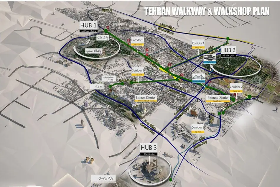 آغاز اجرای پروژه «مسیر طبیعت» در منطقه ۶ تهران؛ گامی برای توسعه پیاده محوری و حمل ونقل پاک