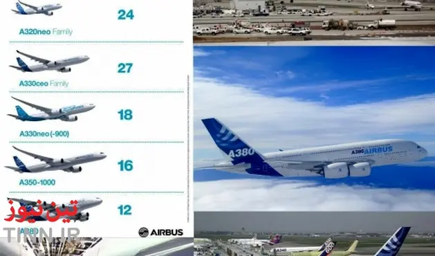 تصویر هواپیماهایی که تا نوروز به ایران می‌آیند