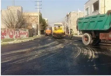 بهسازی معابر شهری علی آباد کتول با تخصیص ۲۴۲ تن قیر رایگان
