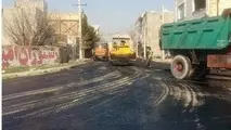 بهسازی معابر شهری علی آباد کتول با تخصیص ۲۴۲ تن قیر رایگان