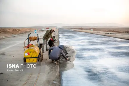 گزارش تصویری اجرای پروژه آزادراه شهید سلیمانی قم  (17)
