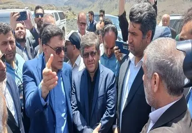 بازدید مدیرعامل راه آهن و نایب رئیس مجلس از راه آهن میانه اردبیل