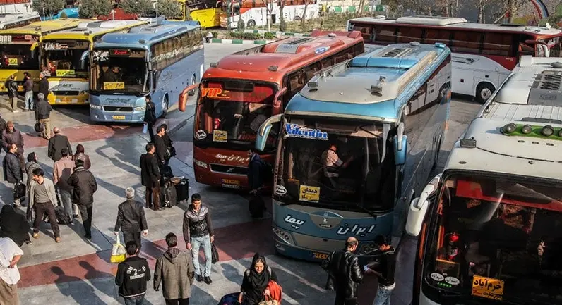 کاهش ۶۸ درصدی تردد اتوبوس‌ در جاده‌ها