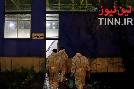 ضدعفونی کردن واگن‌های متروی تهران