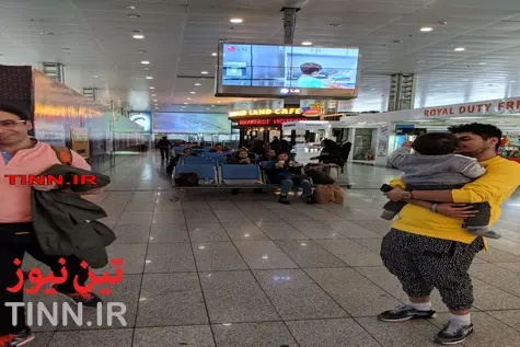 (تصاویر) وضعیت در سالن‌های انتظار و ترانزیت فرودگاه امام عادی است