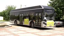نخستین اتوبوس برقی وارد شهر قم شد 