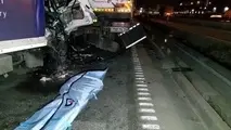 تصادف مرگبار کامیونت با کامیون در جاده خاوران