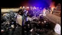 تصادف مرگبار در اتوبان غدیر/ ۸ نفر جان باختند
