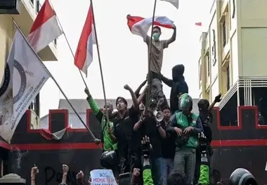 تداوم اعتراض رانندگان تاکسی های اینترنتی اندونزیایی