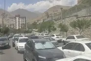 ترافیک نفس گیر جمعه های درکه و بی تفاوتی پلیس راهور و شهرداری