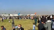 وقوع حریق در فرودگاه کابل