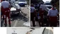 برخورد اتوبوس و پراید در جاده سراوان ۶ کشته برجای گذاشت