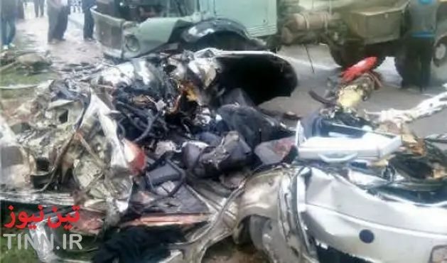 سانحه رانندگی در شرق گلستان پنج کشته به جا گذاشت