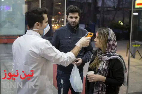 تدابیر کرونایی در یک مجتمع تجاری شمال شهر تهران