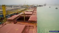 کشتی ۷۷هزار تنی نهاده دامی در اسکله بندر امام خمینی پهلو گرفت