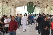 تردد زائران حسینی در مرز شلمچه برقرار است 