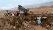 بازگشایی جاده روستایی در کوهدشت پس از تخریب پل منار