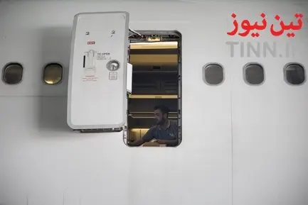 بازدید خبرنگاران از تعویض موتور ایرباس  ۳۰۰-۶۰۰ ایران‌ایر