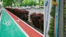 احداث مسیر دوچرخه‌سواری در بلوار ملک‌آباد مشهد