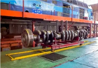 معرفی توان متخصصان بومی و تجهیزات پیشرفته شرکت راه آهن کشش به مسئولان حملونقل