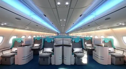 داخل کابین ایرباس A380