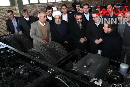 افتتاح خط تولید خودروی تجاری سنگین با نام «چاپار»