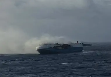 Burning Car Carrier Sincerity Ace Abandoned in Pacific Ocean; Two Missing, Three Fatalities Confirmed