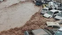 سیل شیراز را در بر گرفت