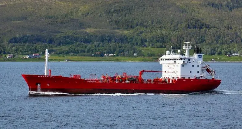 Two crewmen die on tanker after inhaling toxic gas
