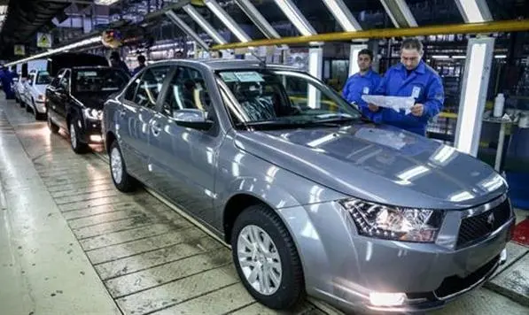 کاهش پلکانی تولید خودرو در ایران