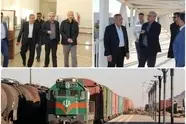بازدید معاون ناوگان راه‌ آهن از ایستگاه شهید مطهری / رشد ۷۰ درصدی صادرات ریلی با توسعه مرکز لجستیک