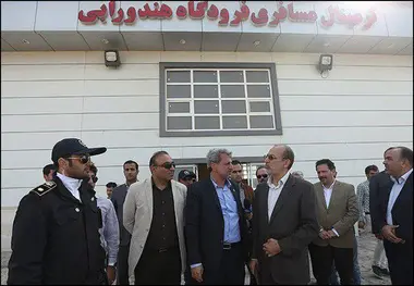 فرودگاه هندورابی صبح امروز به بهره برداری رسید