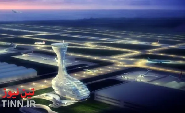 Construction of ATC tower begins at Istanbul New Airport, Turkey