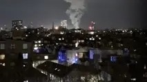 انفجار مهیب لندن را لرزاند/ ابر مرموز در آسمان لندن شکل گرفت + فیلم
