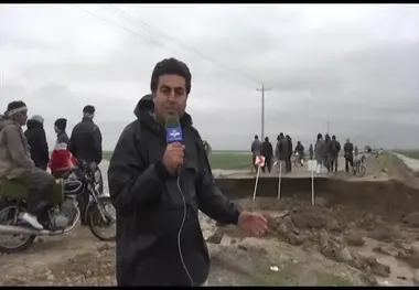 
بسته شدن تنها راه دسترسی به گمیشان
