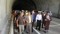 نیازسنجی مسائل ترافیکی و علائم ایمنی در تونل شهید باقری لامرد 