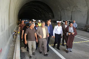 نیازسنجی مسائل ترافیکی و علائم ایمنی در تونل شهید باقری لامرد 