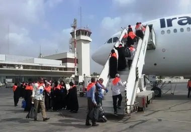 آغاز عملیات حج تمتع از فرودگاه بندرعباس