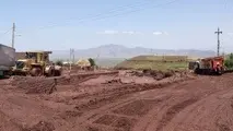 خسارت سیل به راه‌های شهرستان جیرفت در کرمان جنوبی
