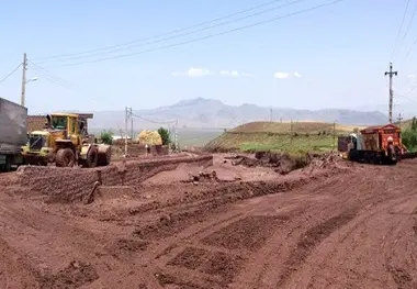 خسارت سیل به راه‌های شهرستان جیرفت در کرمان جنوبی