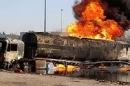آتش سوزی گسترده تانکرهای سوخت/آتش در دوغارون دوباره شعله‌ ور شد