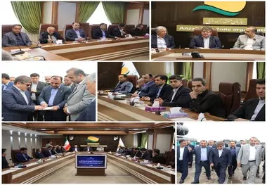 برگزاری نشست مشترک در منطقه آزاد انزلی با حضور مدیرعامل راه‌ آهن