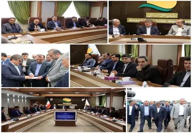برگزاری نشست مشترک در منطقه آزاد انزلی با حضور مدیرعامل راه‌ آهن