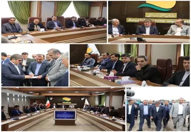 برگزاری نشست مشترک در منطقه آزاد انزلی با حضور مدیرعامل راه‌ آهن